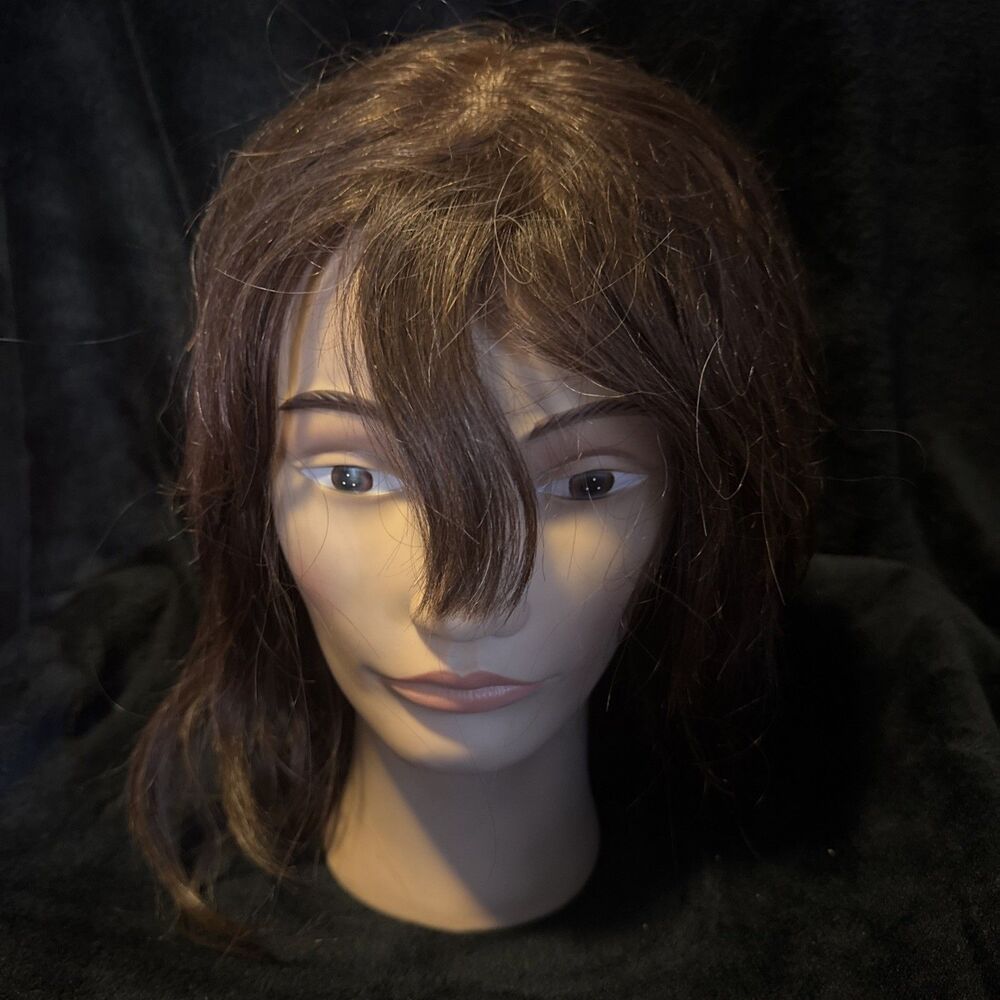 Gabriela Cosmetology Mannequin Head 100% Real Human Hair
